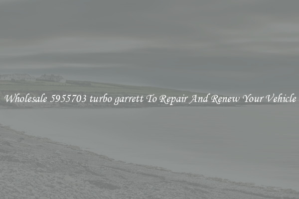 Wholesale 5955703 turbo garrett To Repair And Renew Your Vehicle