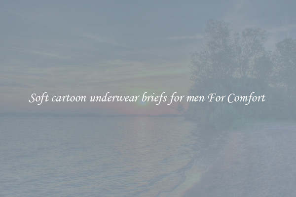 Soft cartoon underwear briefs for men For Comfort 