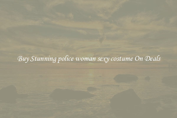 Buy Stunning police woman sexy costume On Deals