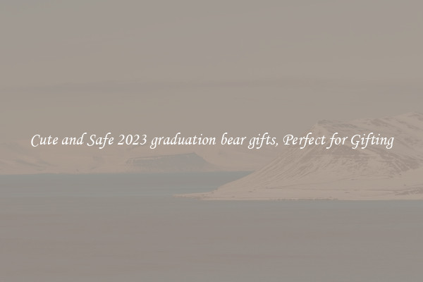 Cute and Safe 2023 graduation bear gifts, Perfect for Gifting