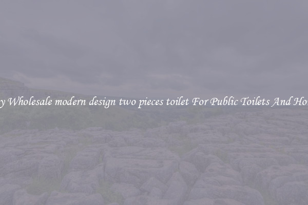 Buy Wholesale modern design two pieces toilet For Public Toilets And Homes