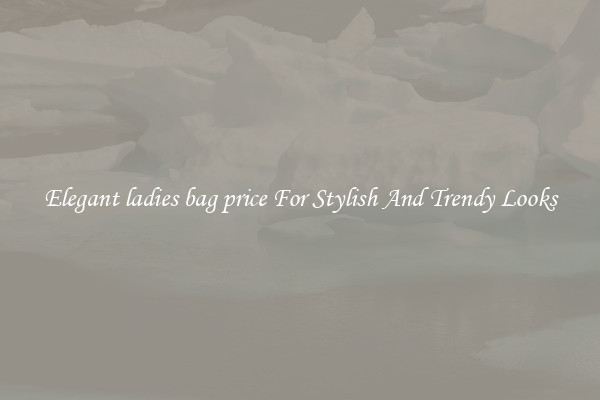 Elegant ladies bag price For Stylish And Trendy Looks