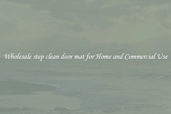Wholesale step clean door mat for Home and Commercial Use