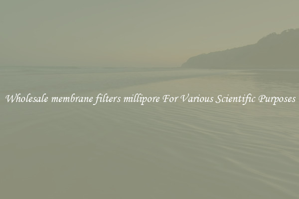Wholesale membrane filters millipore For Various Scientific Purposes