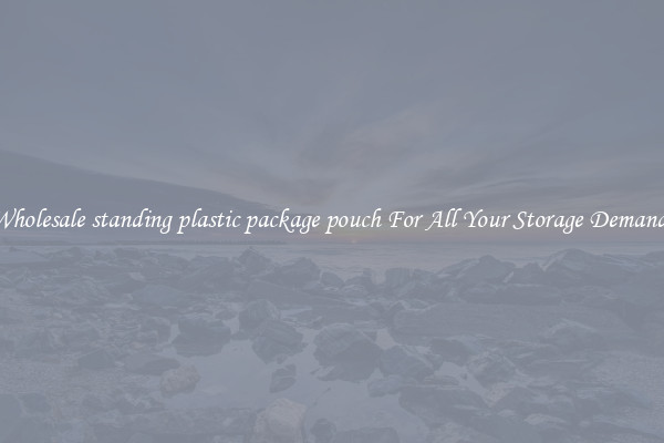 Wholesale standing plastic package pouch For All Your Storage Demands