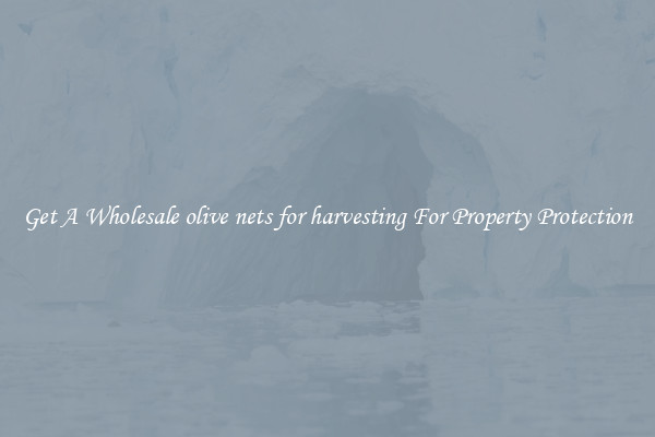 Get A Wholesale olive nets for harvesting For Property Protection