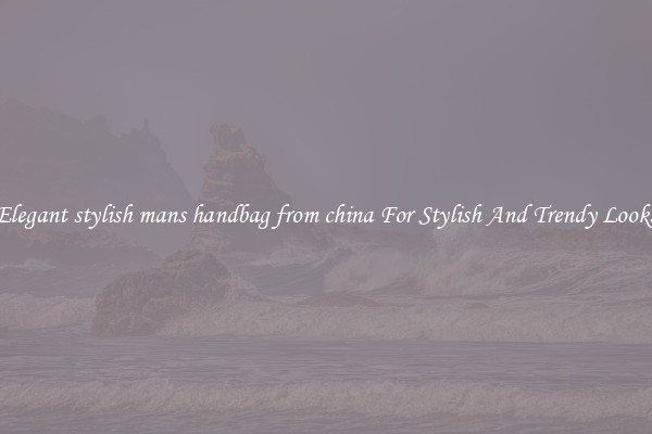 Elegant stylish mans handbag from china For Stylish And Trendy Looks