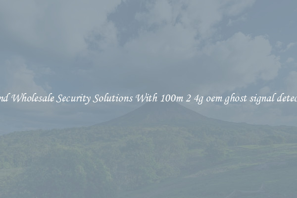 Find Wholesale Security Solutions With 100m 2 4g oem ghost signal detector
