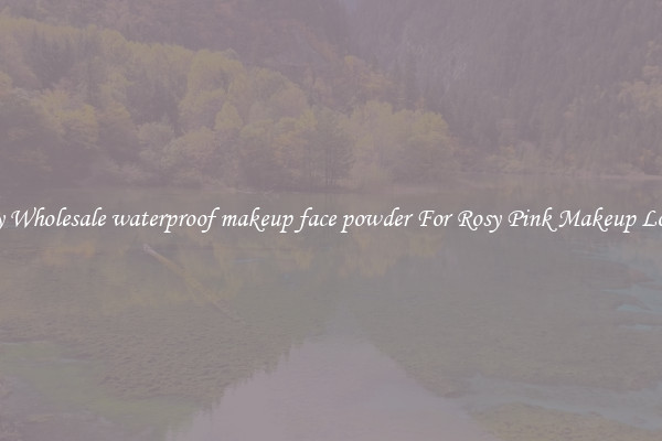 Buy Wholesale waterproof makeup face powder For Rosy Pink Makeup Looks
