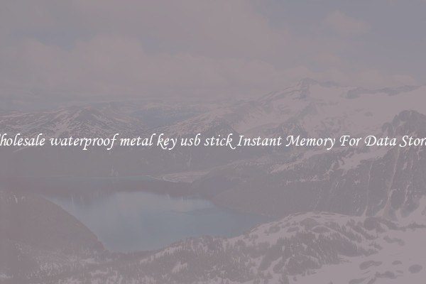Wholesale waterproof metal key usb stick Instant Memory For Data Storage