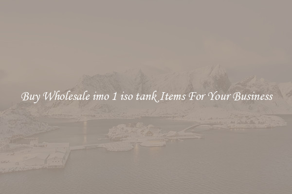 Buy Wholesale imo 1 iso tank Items For Your Business